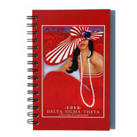 spiral bound board cover notebook with full-color digital print