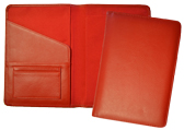 red classic leather journal covers new
